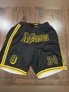 Just Don “Mamba” Kobe Basketball Shorts – Men’s Large